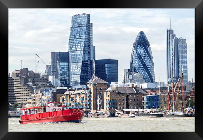  View Of London City Framed Print by LensLight Traveler