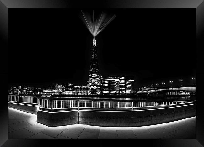  Shard Lights Framed Print by LensLight Traveler