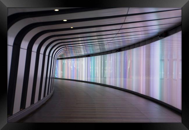  The Light Tunnel Framed Print by LensLight Traveler