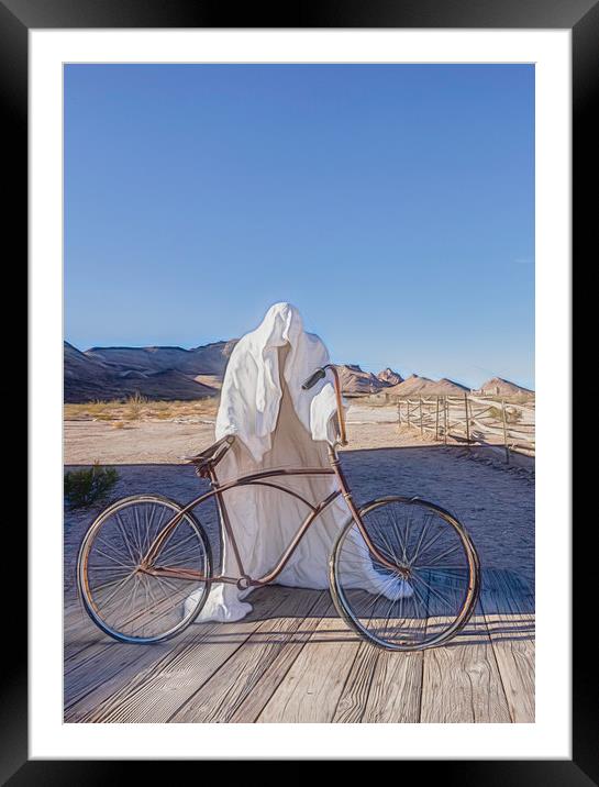 Ghost Rider Framed Mounted Print by LensLight Traveler