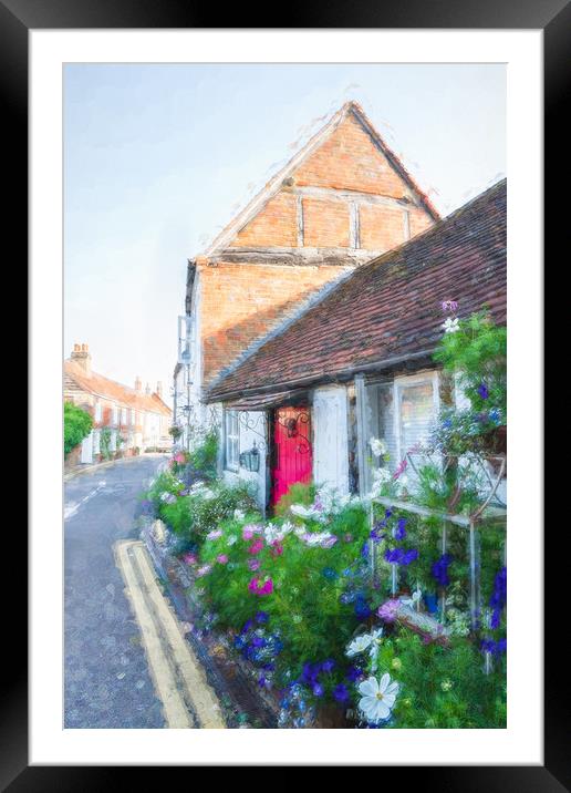 Lych Gate Cottage, Bray Framed Mounted Print by LensLight Traveler