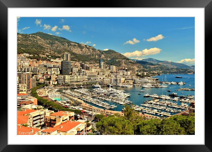 Monaco, Monte Carlo Framed Mounted Print by Lisa PB