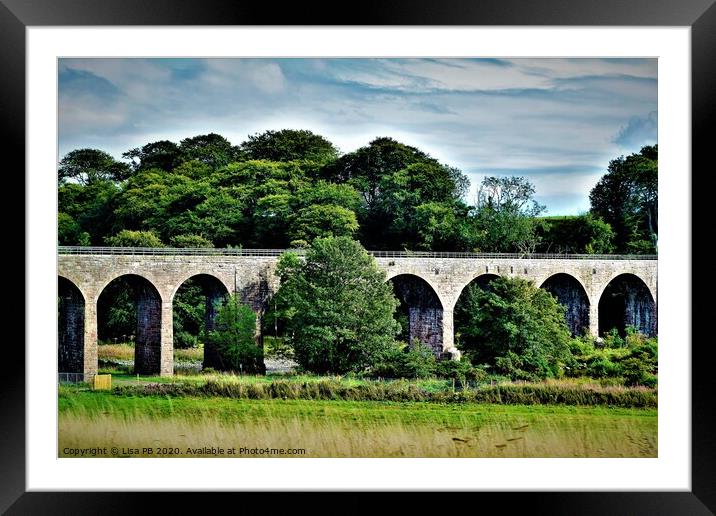 Glenfinnan Viaduct Bridge Framed Mounted Print by Lisa PB