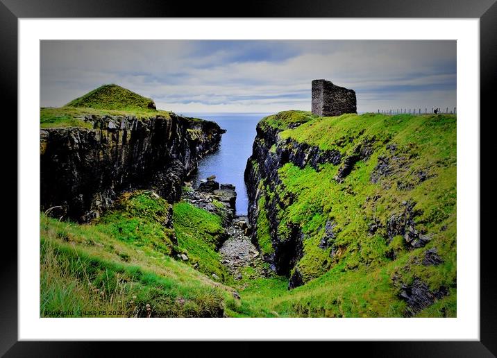 Hillside Passageway Framed Mounted Print by Lisa PB