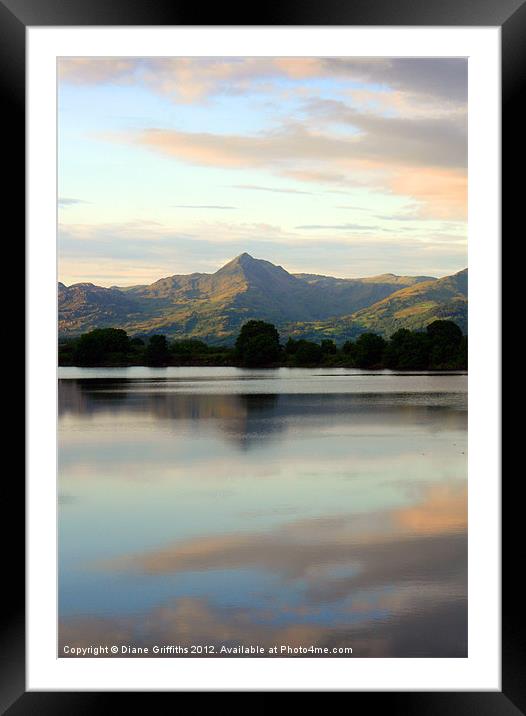 Porthmadog, Wales Framed Mounted Print by Diane Griffiths