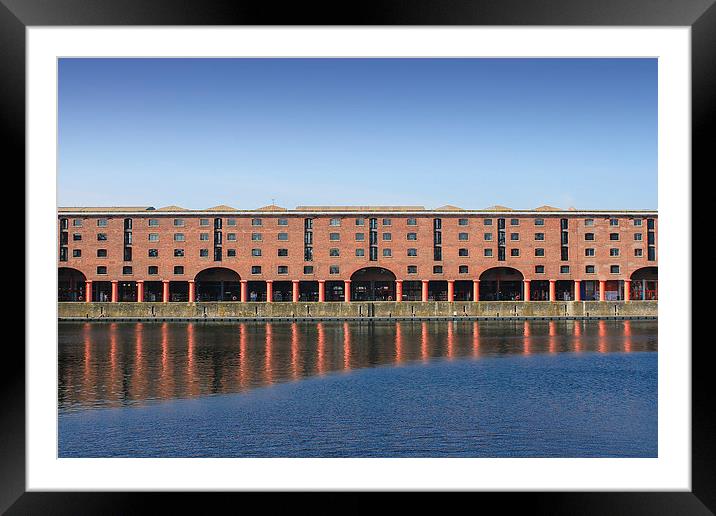 Albert Docks, Liverpool Framed Mounted Print by Diane Griffiths
