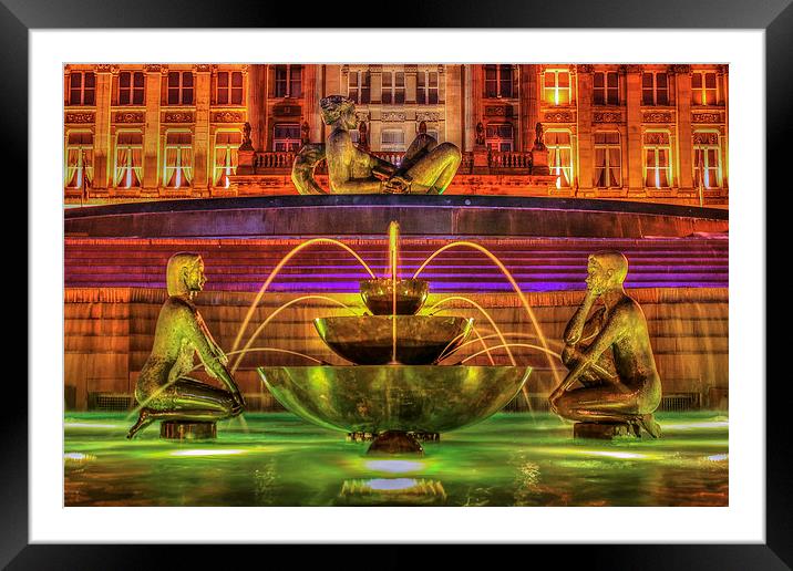 Floozie in the Jacuzzi Birmingham Framed Mounted Print by Diane Griffiths