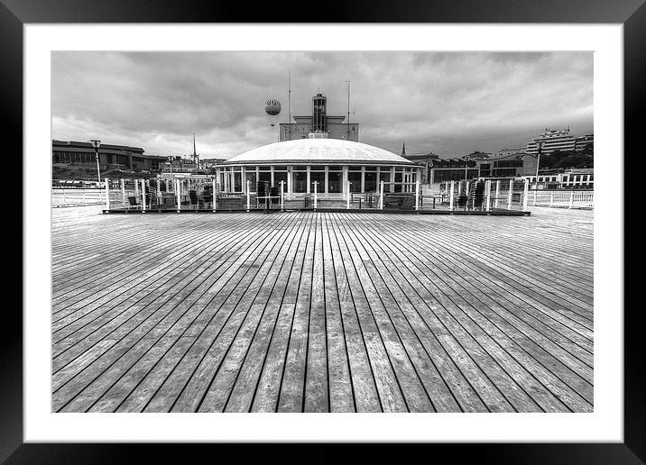 At the End of Bournemouth Pier Framed Mounted Print by Diane Griffiths