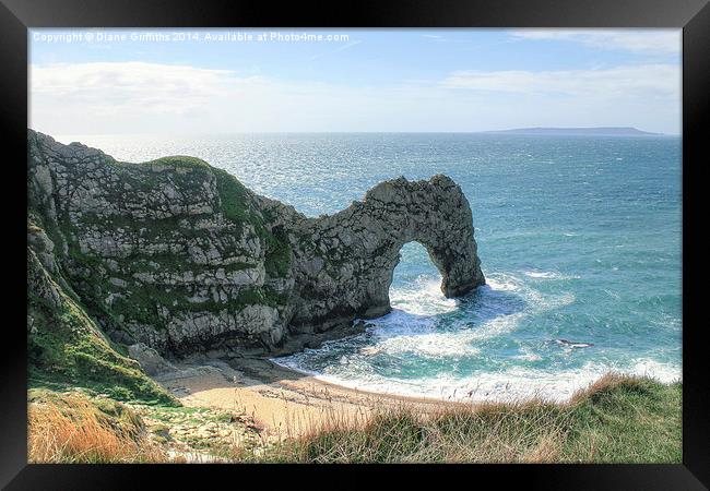 Durdle Door Framed Print by Diane Griffiths