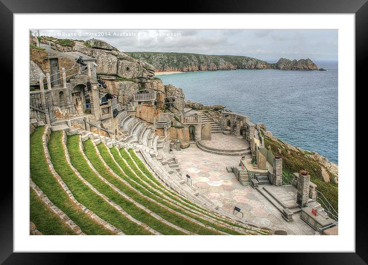  Minack Theatre Framed Mounted Print by Diane Griffiths