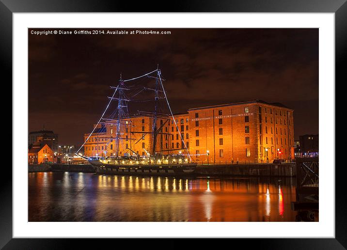  Merseyside Maritime Museum Framed Mounted Print by Diane Griffiths