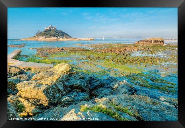 St Michael's Mount Framed Print by Diane Griffiths