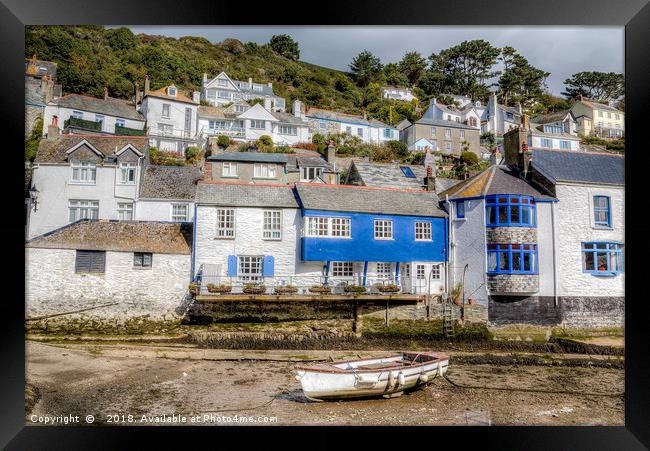 Polperro Framed Print by Diane Griffiths