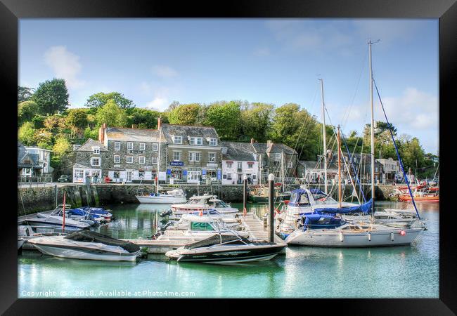Padstow Harbour Framed Print by Diane Griffiths