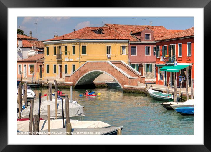 Murano, Venice Framed Mounted Print by Diane Griffiths
