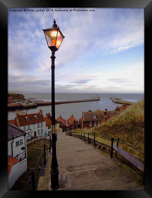 Whitby Evening 1 Framed Print by Peter Jordan