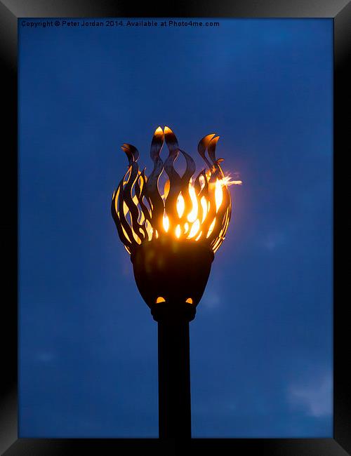 Beacon Light Framed Print by Peter Jordan