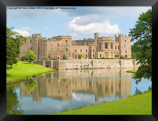  Raby Castle England Framed Print by Peter Jordan