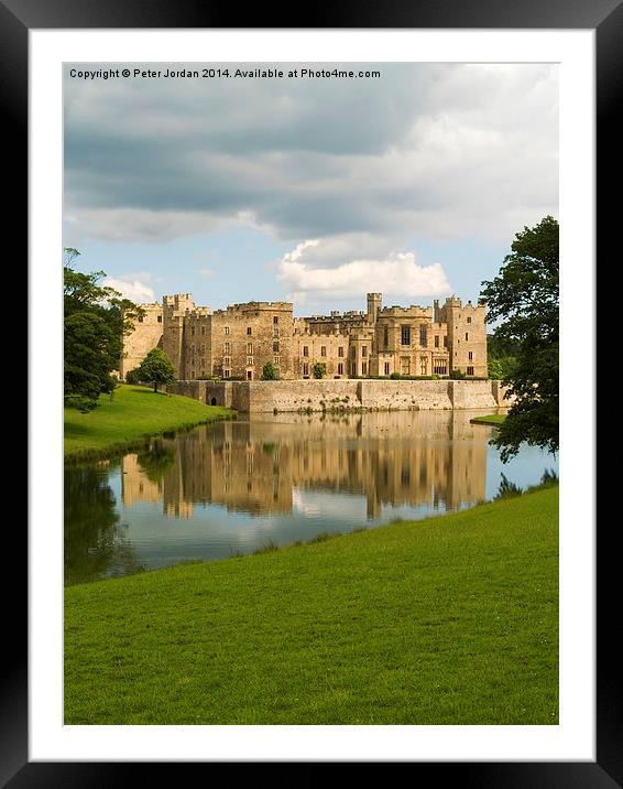  Raby Castle England Framed Mounted Print by Peter Jordan