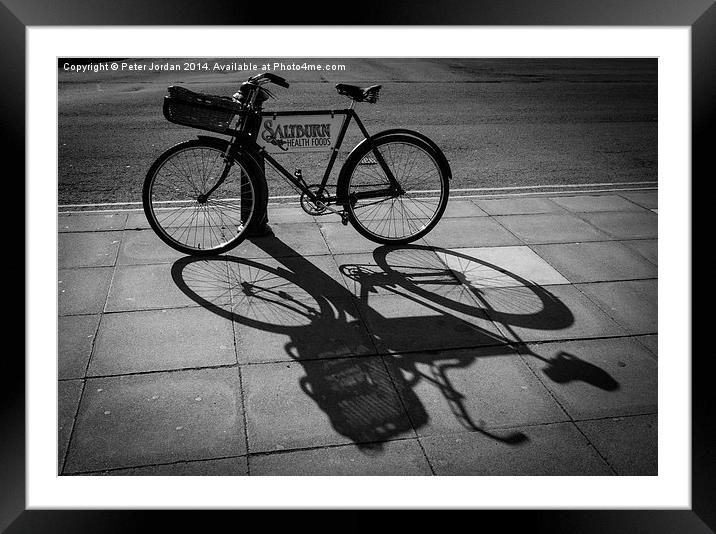  Trade Bike Framed Mounted Print by Peter Jordan