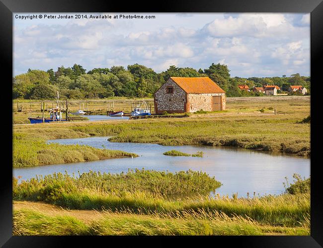  Thornham Marsh Norfolk Framed Print by Peter Jordan