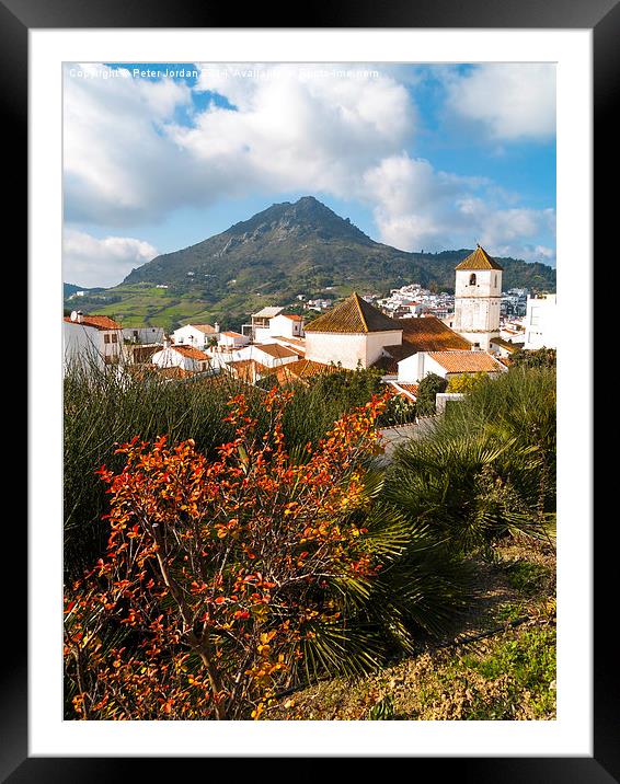  Gauchin Andalucia Spain 3 Framed Mounted Print by Peter Jordan