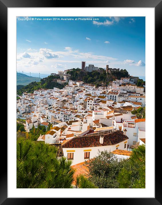  Casares Andalucia Spain 2 Framed Mounted Print by Peter Jordan