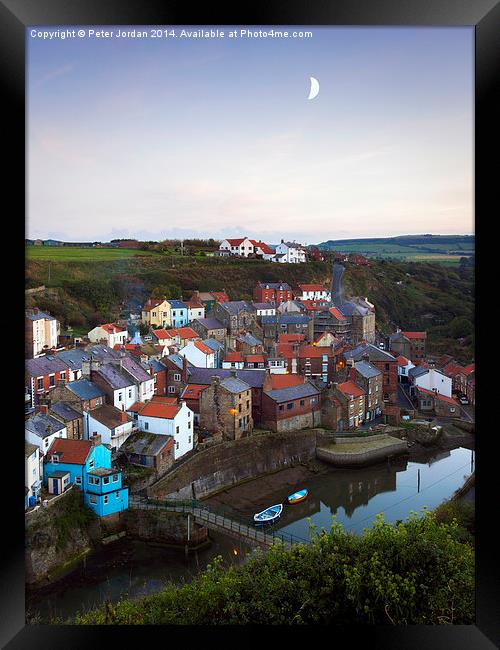  Staithes Village 2 Framed Print by Peter Jordan