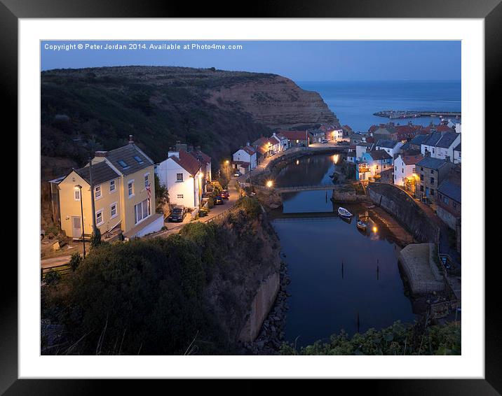  Staithes Village 5 Framed Mounted Print by Peter Jordan