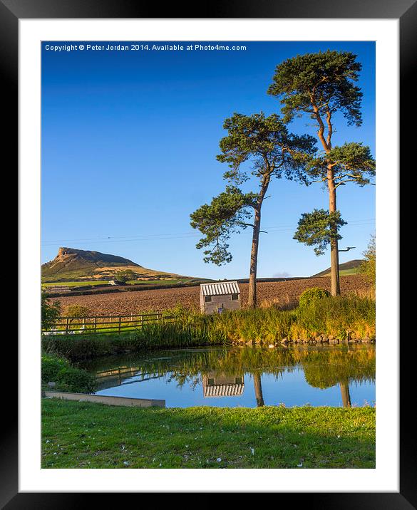  Roseberry Topping 3 Framed Mounted Print by Peter Jordan