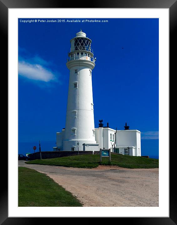  Flamborough Head Lighthouse Framed Mounted Print by Peter Jordan