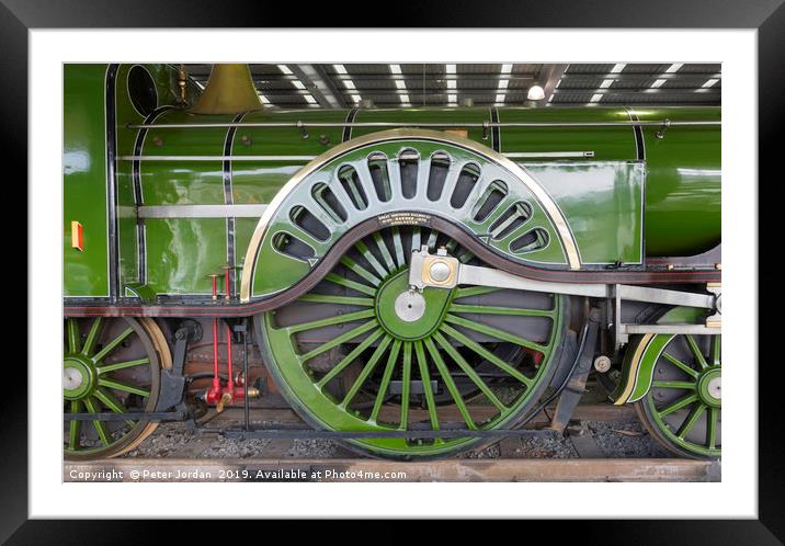 GNR  No. 1 Class Stirling Single express passenger Framed Mounted Print by Peter Jordan