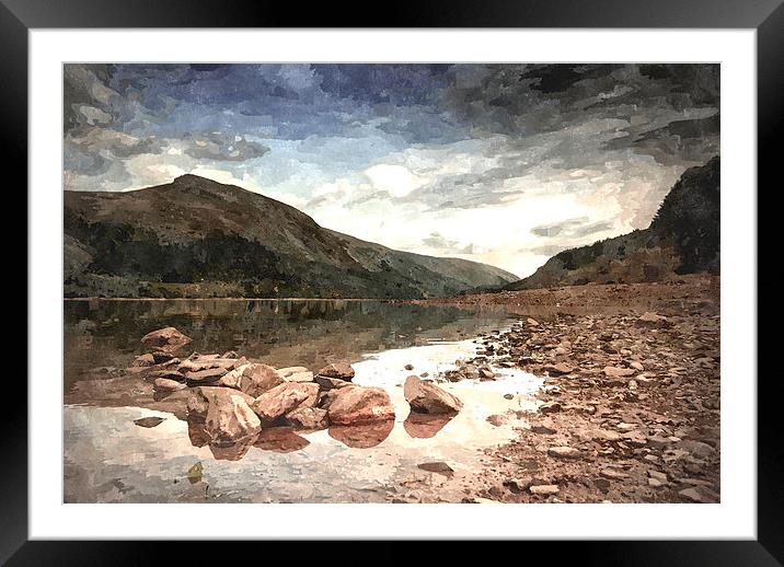 Lake District Framed Mounted Print by Andy Barker