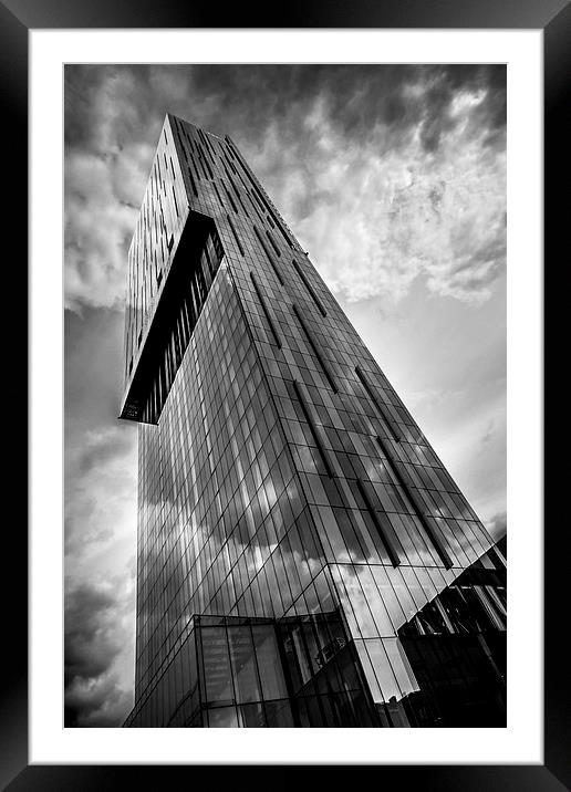 Beetham Tower Framed Mounted Print by Andy Barker