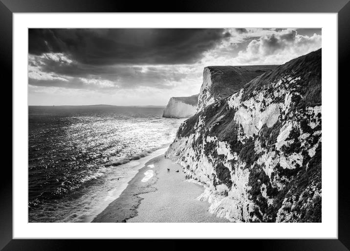 West Lulworth Framed Mounted Print by Andy Barker