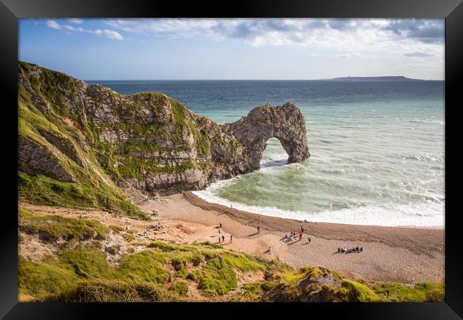 Durdle Door Framed Print by Andy Barker