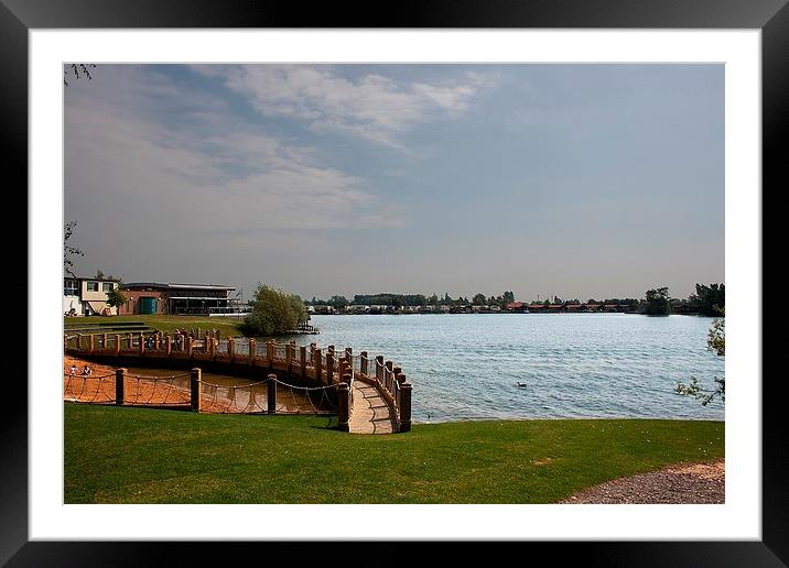 Tattershall Lakes Framed Mounted Print by daniel kennedy