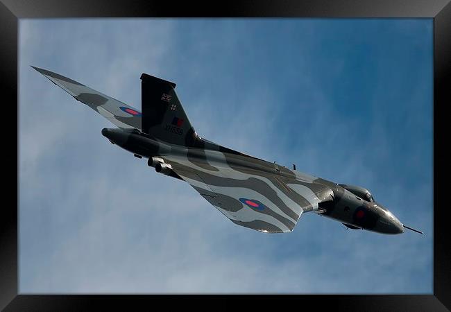 Avro Vulcan XH558 Framed Print by daniel kennedy