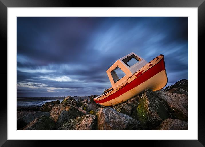 The boat Framed Mounted Print by Tomasz Ruban