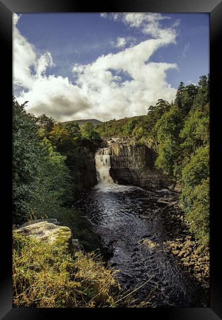 High Force Waterfall, Teesdale. Framed Print by Robert Murray