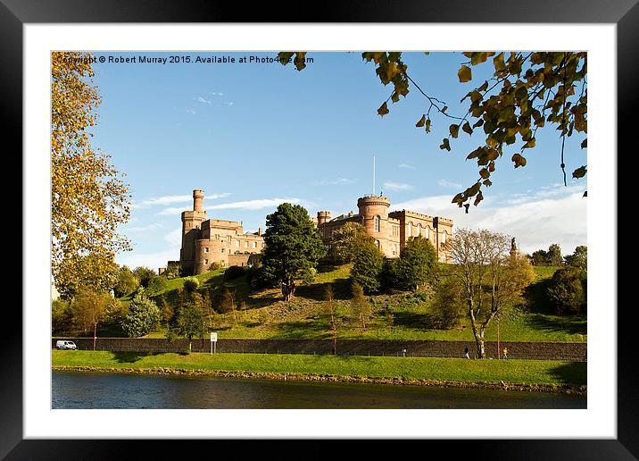  Inverness Castle Framed Mounted Print by Robert Murray