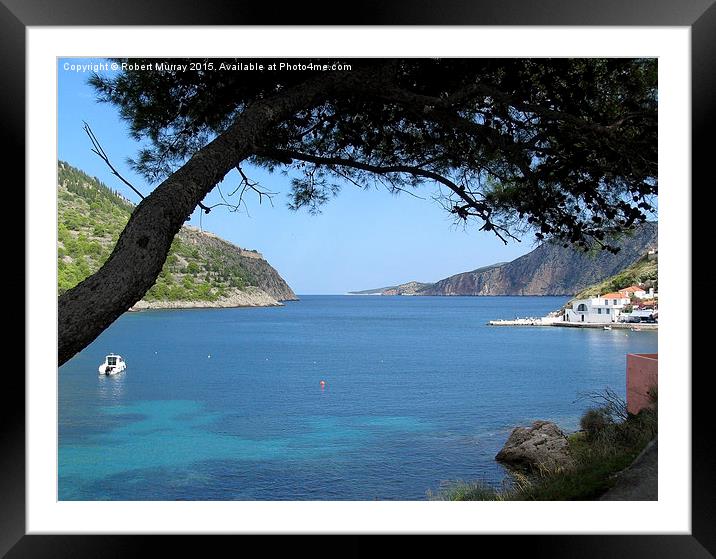  Greek Idyll Framed Mounted Print by Robert Murray