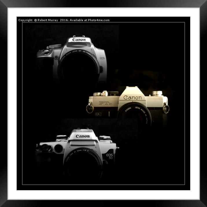 Canon Trio Framed Mounted Print by Robert Murray