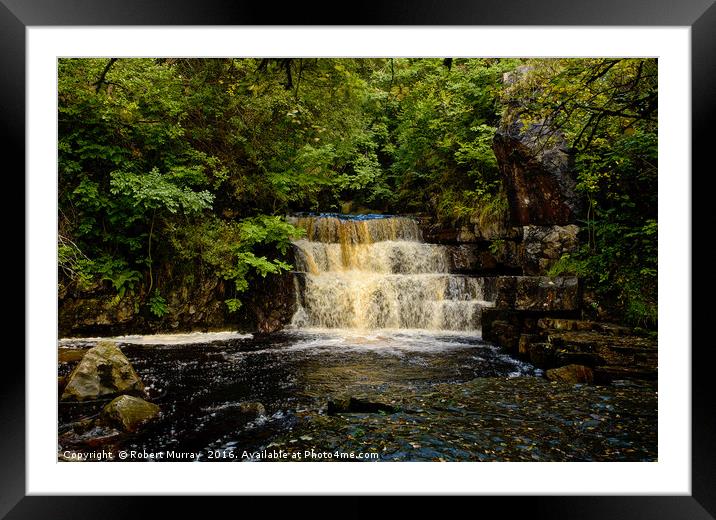 Bowlees Beck Framed Mounted Print by Robert Murray