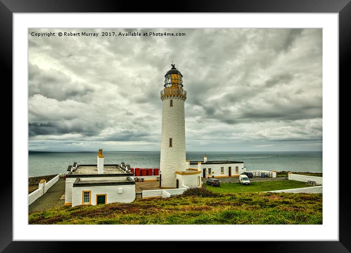 Mull of Galloway Lighthouse Framed Mounted Print by Robert Murray