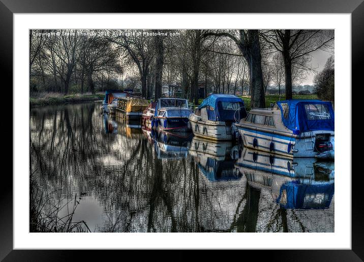  Hoe Mill, Essex Framed Mounted Print by Steve Thomas