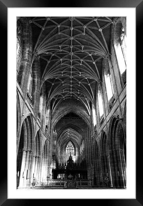 Chester Cathedral Framed Mounted Print by Andy Heap