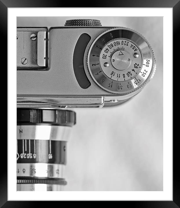  FED4 Vintage Film Camera Framed Mounted Print by Andy Heap