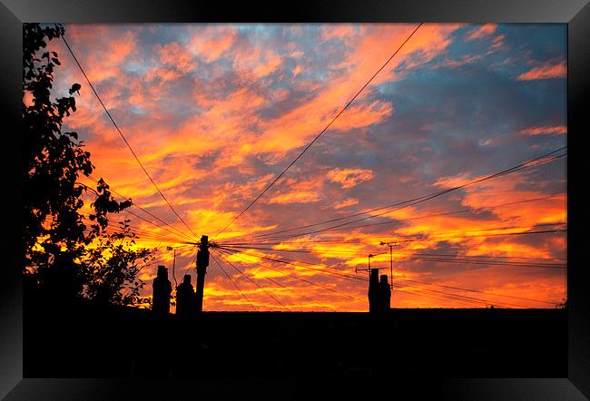  Urban Sunset Framed Print by Andy Heap