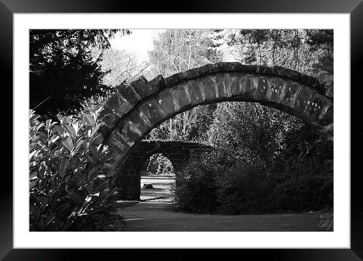  Arches in Grosvenor Park, Chester Framed Mounted Print by Andy Heap